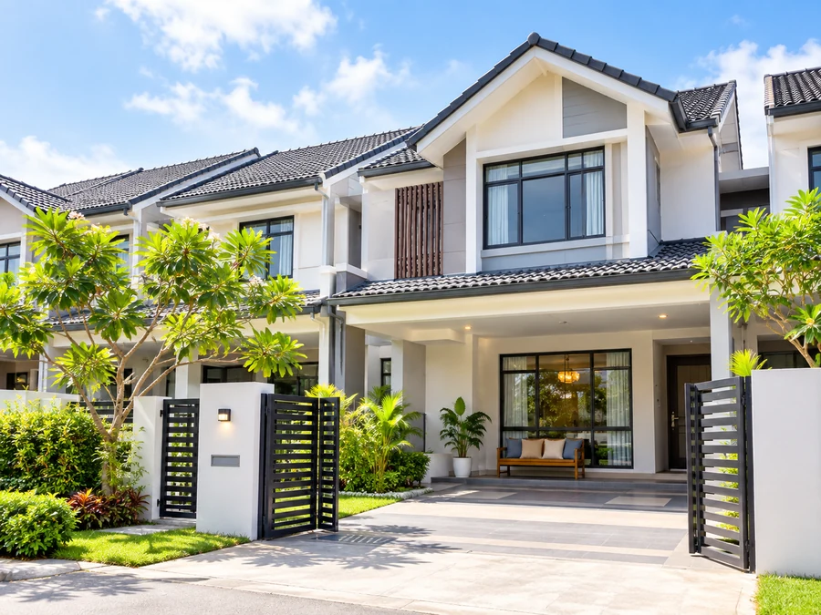 Rumah moden untuk homestay atau bilik sewa